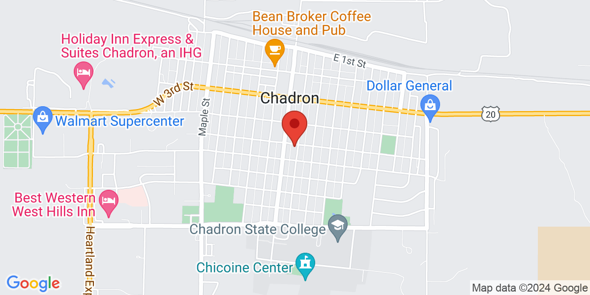 Map of Chadron Public Library